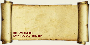 Isidora Lalović vizit kartica